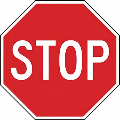 LYLE R1124HA D9768 Stop Traffic Sign 24 x 24