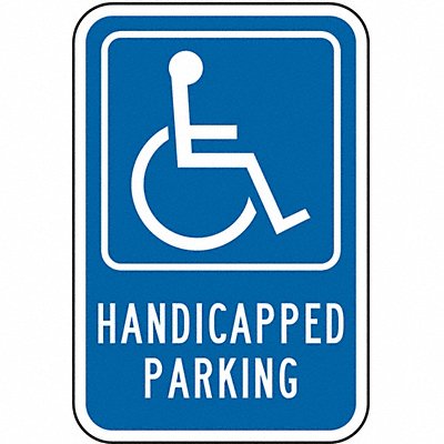 LYLE HC01612HA Handicapped Parking Sign 18 x 12