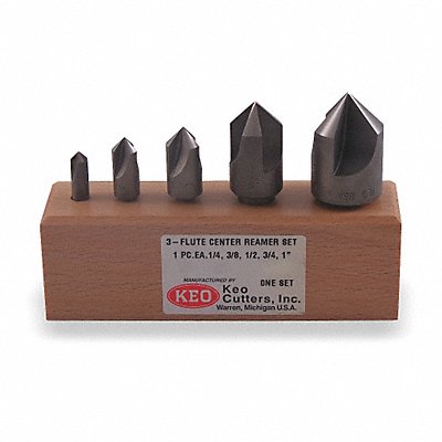 KEO 55759 Countersink Set 5PC 3FL 82 Deg Carbide