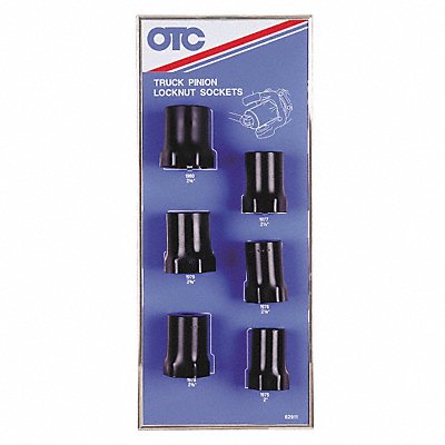 OTC 9814 Locknut Socket Set 2 in to 2 3/4 in Steel