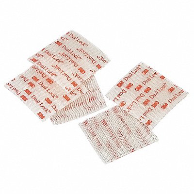 3M DUAL LOCK SJ3560 Reclosable Fastener 1 x 1 In Clear PK100