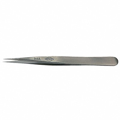 EREM 3CSASL Tweezers SS Straight 4 1/4 L
