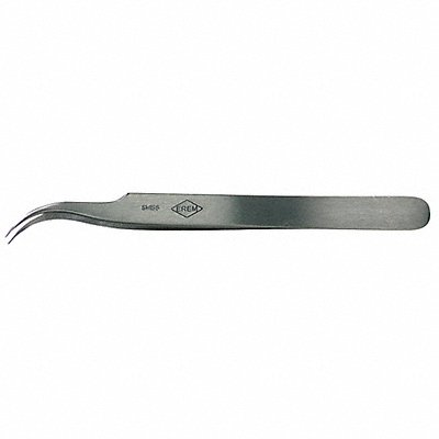 EREM 7SASL Tweezers SS Curved 4 1/2 L