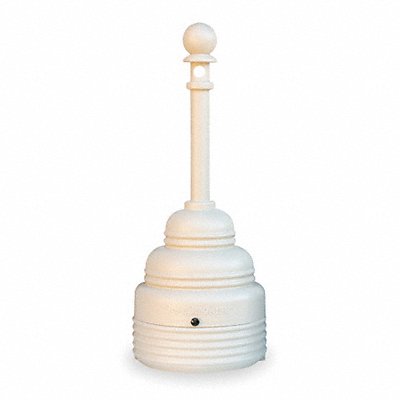 EAGLE 1208BEIGE D0289 Cigarette Receptacle 4 gal Tan