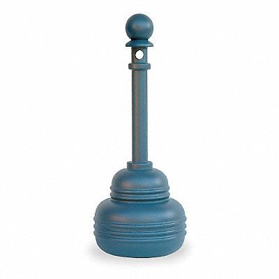 EAGLE 1206Grey D0288 Cigarette Receptacle 1-1/4 gal Grey