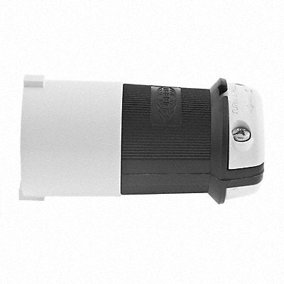 HUBBELL HBL2811S Locking Plug Strt 30 A Blk White Nylon 5Blds
