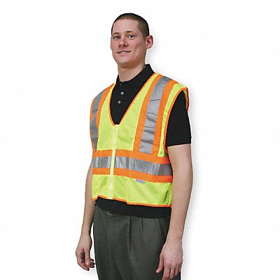 CONDOR 4CWC6 High Visibility Vest 4XL Yellow/Green