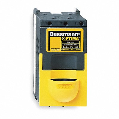 BUSSMANN OPM1038 Fuse Block 0 to 30A Midget 3 Pole