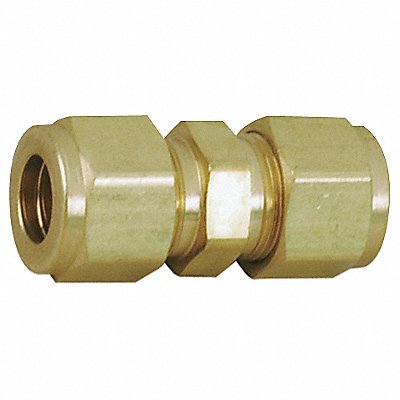 PARKER 8RU6B Reducing Union Brass ALOKxALOK 1/2x3/8In