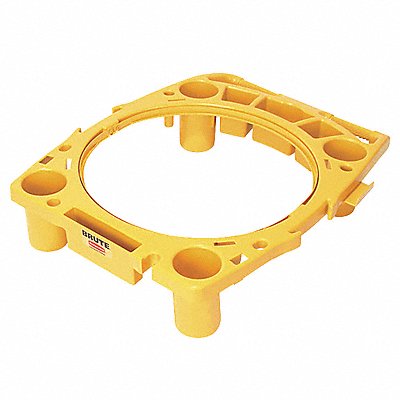 RUBBERMAID COMMERCIAL PRODUCTS FG9W8700YEL Rim Caddy 32 1/2 in L Yellow