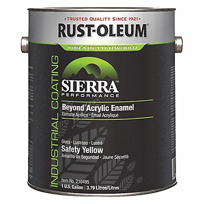 RUST-OLEUM 210495 Acryl EnamelSafeYellowGlos 1gal