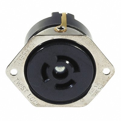 HUBBELL HBL7557G Flanged Locking Receptacle Industrial