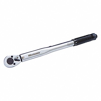 WESTWARD 4DA95 Micrometer Torque Wrench 10 to 80 ft.-lb. 3/8
