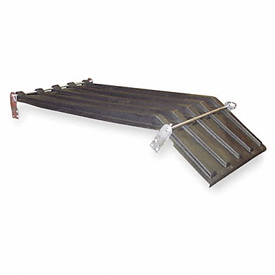 GRAINGER PLIDH150 Hopper Lid 42 1/2 W Black HDPE