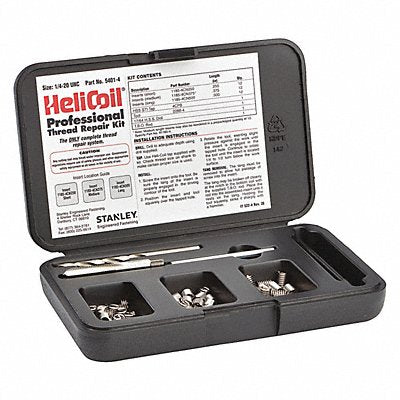 HELI-COIL 54014 Thread Repair Kit 304 SS 1/4-20 36 Pcs
