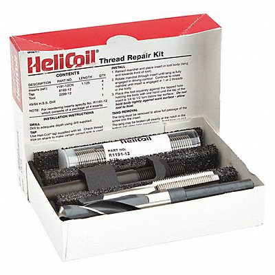HELI-COIL 540212 Thread Repair Kit 304 SS 3/4-16 4 Pcs