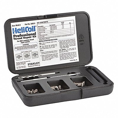 HELI-COIL 54035 Thread Repair Kit 304 SS M5X08 18 Pcs