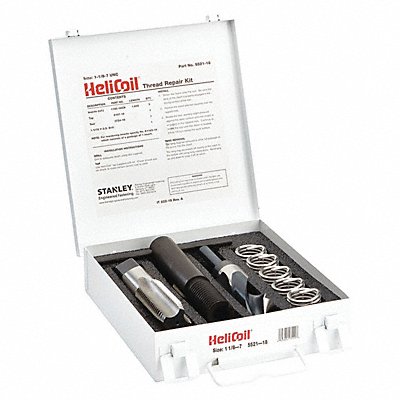 HELI-COIL 552118 Thread Repair Kit 304 SS 1 1/8-7 5 Pcs
