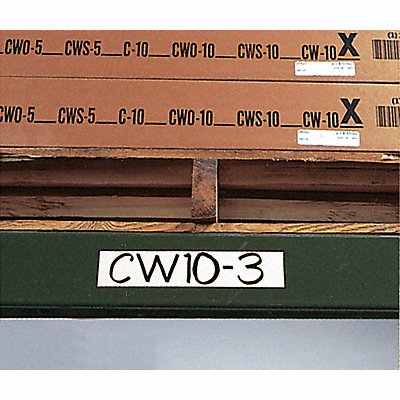 APPROVED VENDOR 9TAT0 Write-On Tag White 12 in 1 in PK25