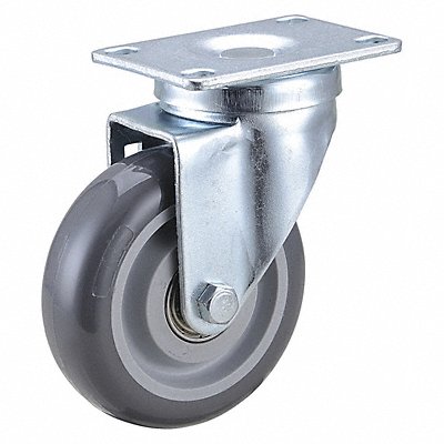 GRAINGER 4DE53 Standard Plate Castor Swivel 250 lb.
