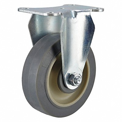 GRAINGER P12RPRP040B12TG Standard Plate Castor Rigid 250 lb.