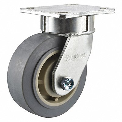 GRAINGER P24SPRP040K14 Maintenance-Free Plate Castor Swivel