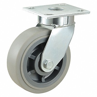 GRAINGER 4DE96 Kingpinless Plate Castor Swivel 600 lb.