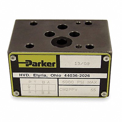 PARKER CM2PPN Check Valve Sandwich D03 20 GPM 5000 PSI