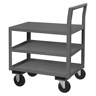 GRAINGER LDO24363935PO95 Low-Profile Utility Cart 1 400 lb Steel