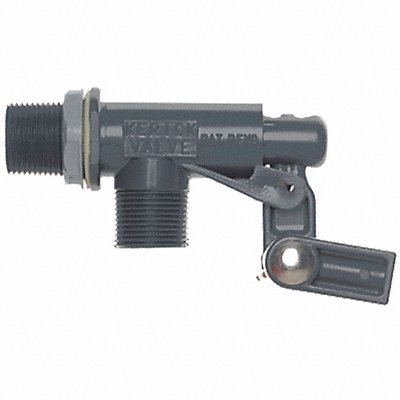 KERICK PT75SS Float Valve 3/4 In PVC Bulkhead Mount