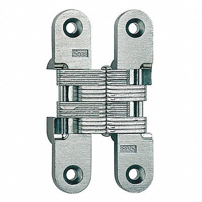 SOSS 212US4 Hinge Invisible Satin Brass 3 3/4 In