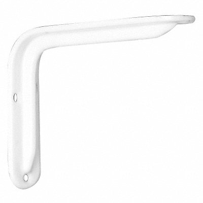 JOHN STERLING RP00998WT Heavy Duty Shelf Bracket White 125 Lb