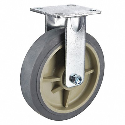 GRAINGER P21RPRP080K14 Standard Plate Castor Rigid 600 lb.