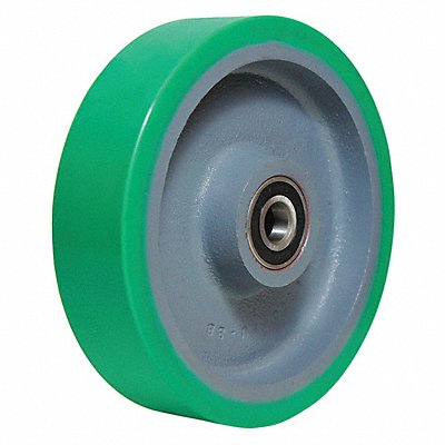 GRAINGER 4DU70 Polyurethane Tread on Iron Core Wheel 8