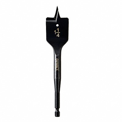DEWALT DW1584 Spade Bit Dia 1 1/4 Shank Hex 1/4