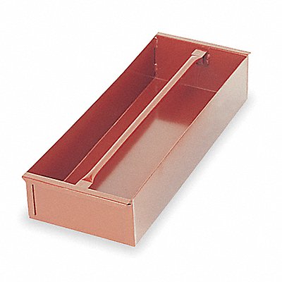 CRESCENT JOBOX 626990 Brown Tote Tray 8 in W