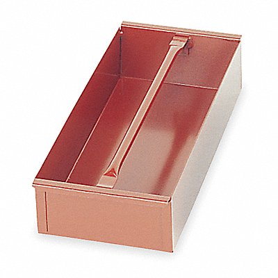 CRESCENT JOBOX 628990 Brown Tote Tray 8 in W