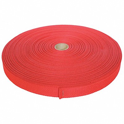 BULK-STRAP P34300R G2368 Webbing Polypropylene 3/4 W Red