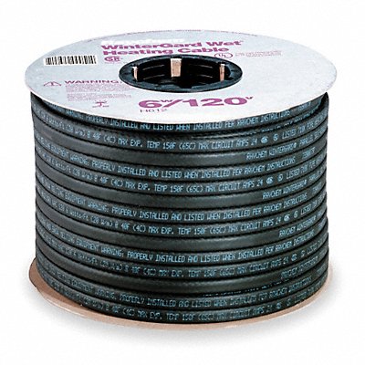 RAYCHEM 734921000 Cut to length Electrical Heating Cable 250ft L 120V