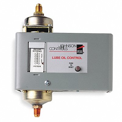 JOHNSON CONTROLS P128AA1C Mech Lube Oil Pressure Cont 70 psi Max