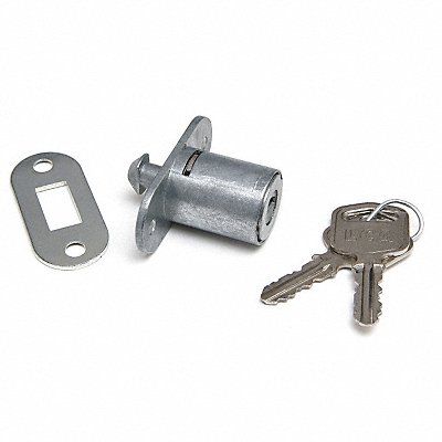 LOCK CORP OF AMERICA 3400KD Push Lock Keyed Different