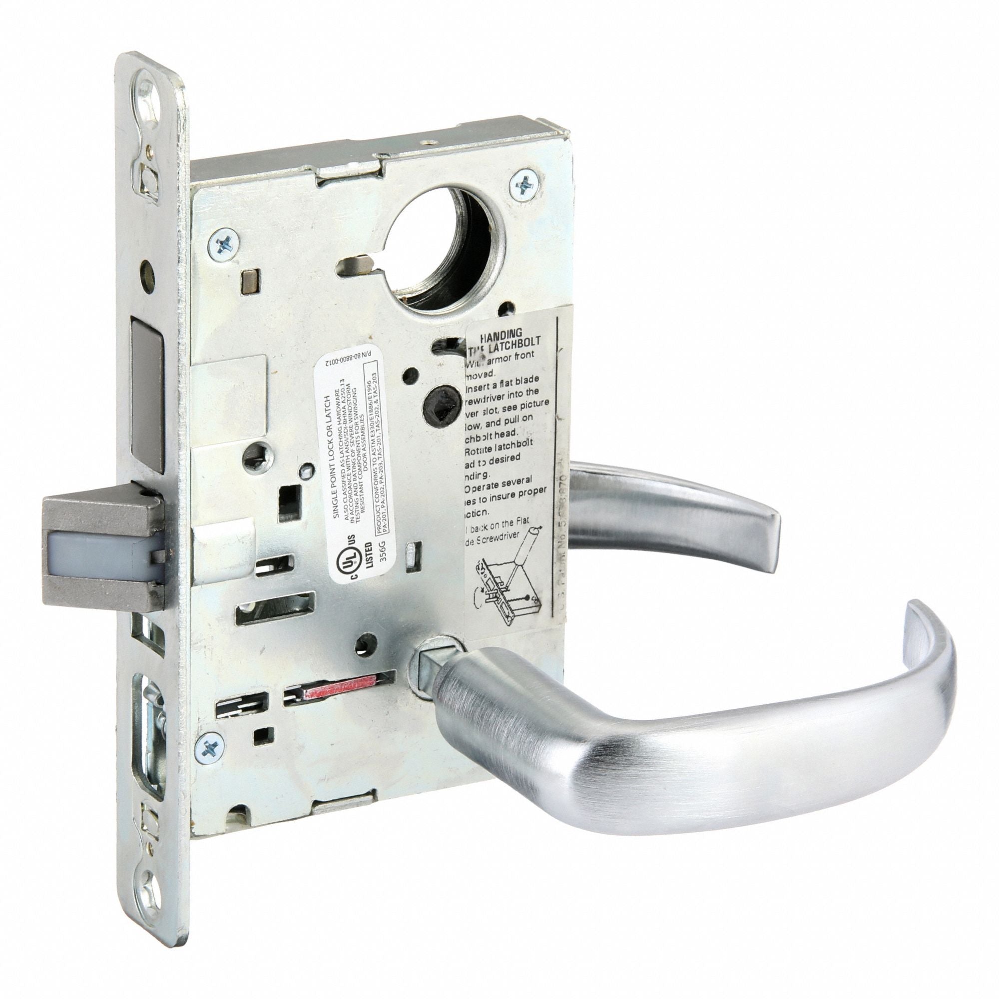YALE PBR8802FLx626 Lever Lockset Mechanical Privacy Grade 1