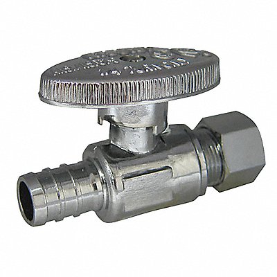 KISSLER 889020 1/4-Turn Stop Straight 1/2 Inx3/8 In