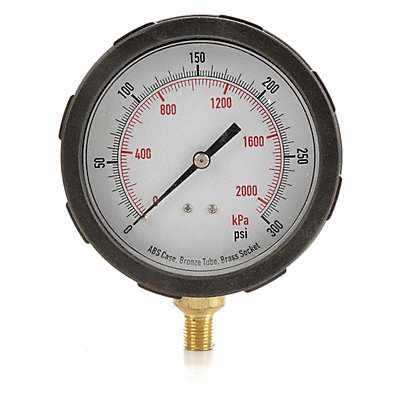 GRAINGER 4EFF8 D1382 Pressure Gauge Test 4 In