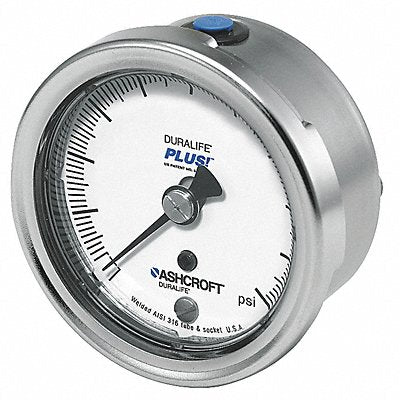 ASHCROFT 251009SW02BXLL3000 D1021 Pressure Gauge 0 to 3000 psi 2-1/2In