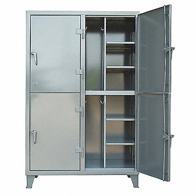 STRONG HOLD 46242TPL Locker 2x2Locker Drk Gry 78 x50 x24 Assm