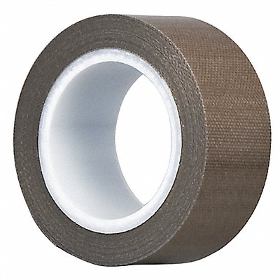 TAPECASE 15D609 PTFE Tape 1/2 in x 5 yd 11.7mil Brown