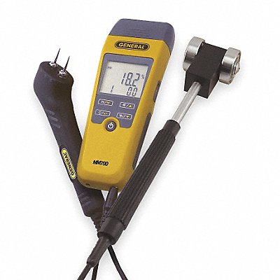 GENERAL MM70D7022KIT Moisture Meter Pin/Pinless 1inDepth