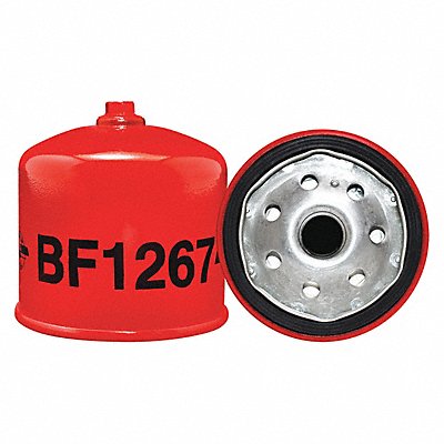 BALDWIN FILTERS BF1267 Fuel Filter 3-1/8 x 3-1/32 x 3-1/8 In