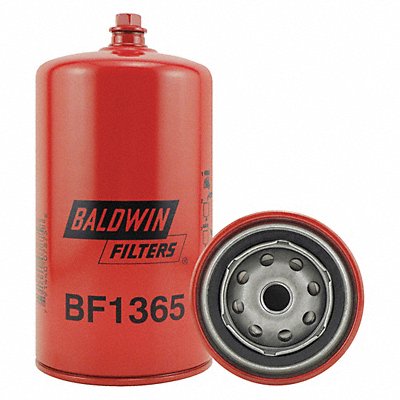 BALDWIN FILTERS BF1365 Fuel Filter 7-13/32x3-11/16x7-13/32 In